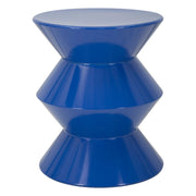 Tavolino VKH1081, Blu, Metallo, 37,5x37,5x45 cm
