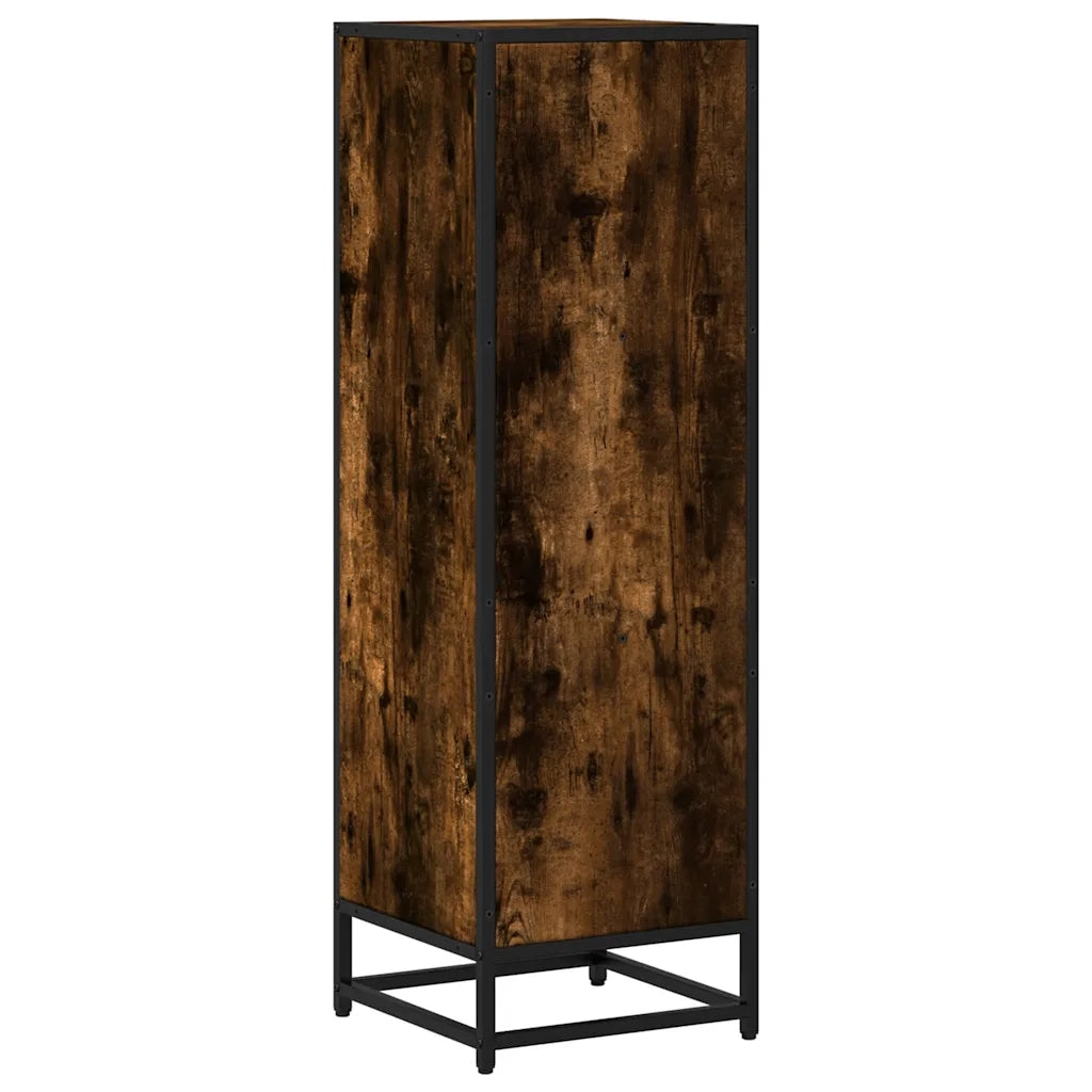 Libreria Rovere Fumo 33,5x33x107,5 cm in Legno Multistrato