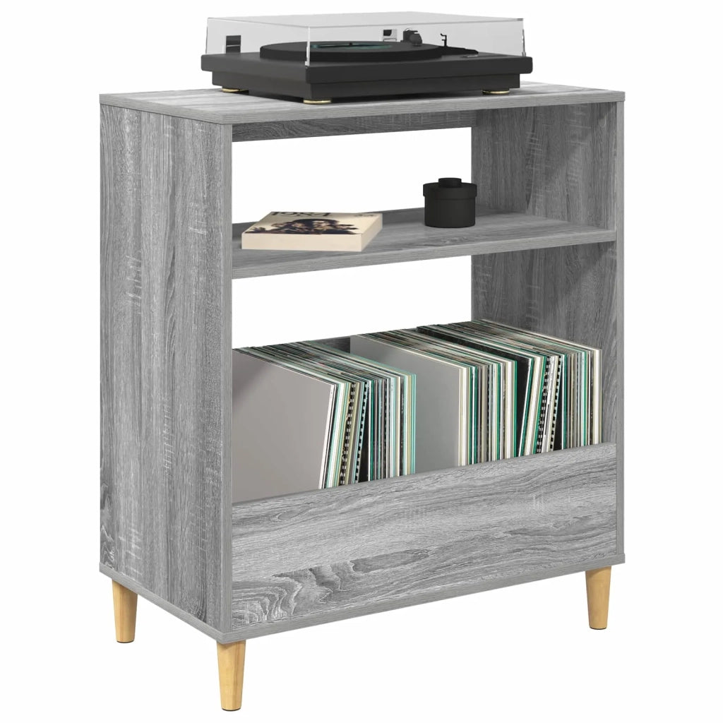 Supporto per giradischi Sonoma grigio 71 x 39,5 x 83 cm 8012895