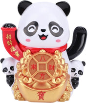 Decorazione solare Panda, Ornamento automatico oscillante (Stile D)