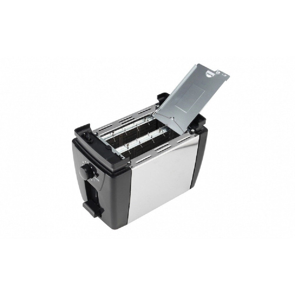Trade Shop - Tostapane 750 Watt A 2 Posti Fette Pane 6 Livelli Di Velocità Per Toast Q-t159 -