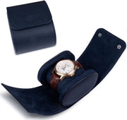 Cassa orologio cilindrica a 1 slot, ripristino orologio blu upgrade per uomo e donna