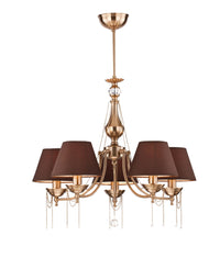 Lampadario Royal Classic in Metallo Chester Ottone