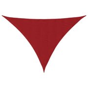 Parasole a vela | Telo Ombra | Vela da ombra Oxford Triangolare 4x5x5 m Rosso