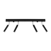 Plafoniera a barra OPTIMA 4xG9 nero/cromo Pure Lume