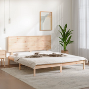 Giroletto-Struttura Letto in Legno Massello 150x200 cm King Size 694550