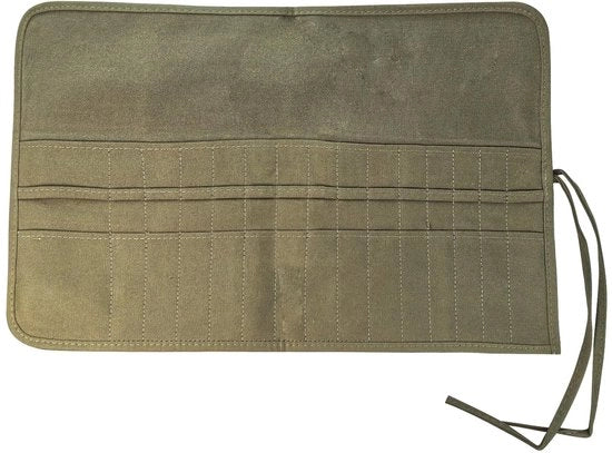 Etui per matite, tas di tela per pastelli, contenitore per matite, contenitore di tela, tas di tela per pastelli, contenitore per matite, matita a olio, matita a guazzo (verde)