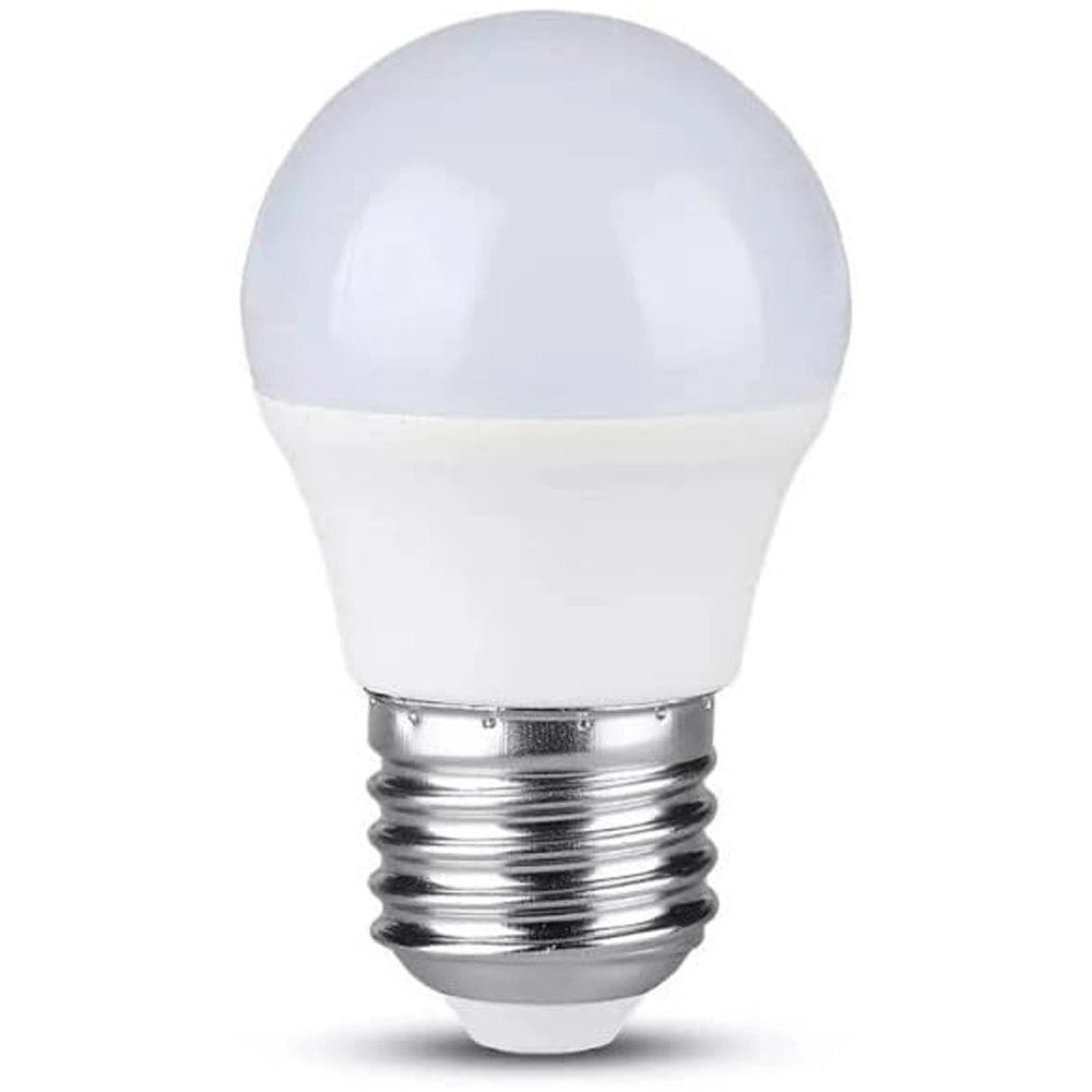Trade Shop - Lampadina Led E27 Bulbo Grande G45 4w Luce Calda Lampada Illuminazione Vtac 1830 -