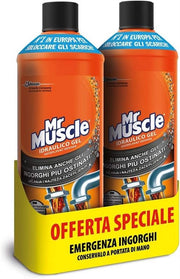 SET 12 MR MUSCOLO DISGORGANTE IDRAULICO IN GEL FORMATO 1LT