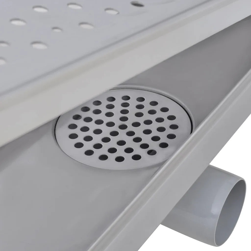 Canaletta Drenaggio per Doccia Lineare 930x140 mm Acciaio Inox 142193