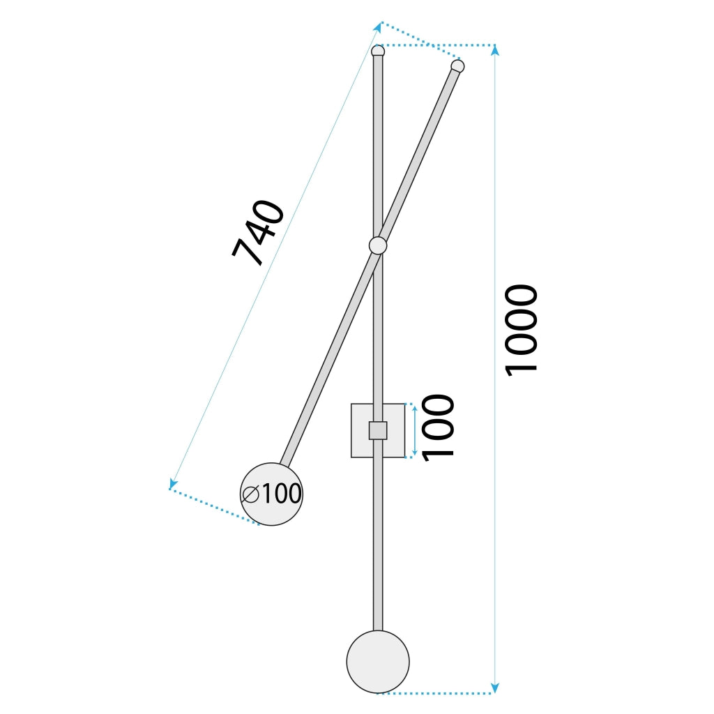 Lampada Da Parete APP1594-2W Gold