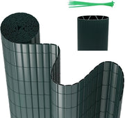 Sistema di separazione per balcone e giardino in PVC - schermo per terrazza e giardino - verde 1x4m