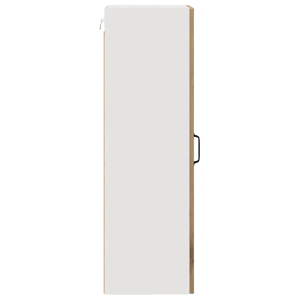 Mobile da cucina rettangolare moderno 40 x 31 x 100 cm pratico spazio contenitivo stile pulito legno di rovere ingegnerizzato realizzato artigianalmente 02_0053782
