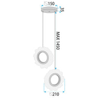 Lampada Led Lhj103-2cp Gold