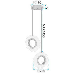 Lampada Led Lhj103-2cp Gold