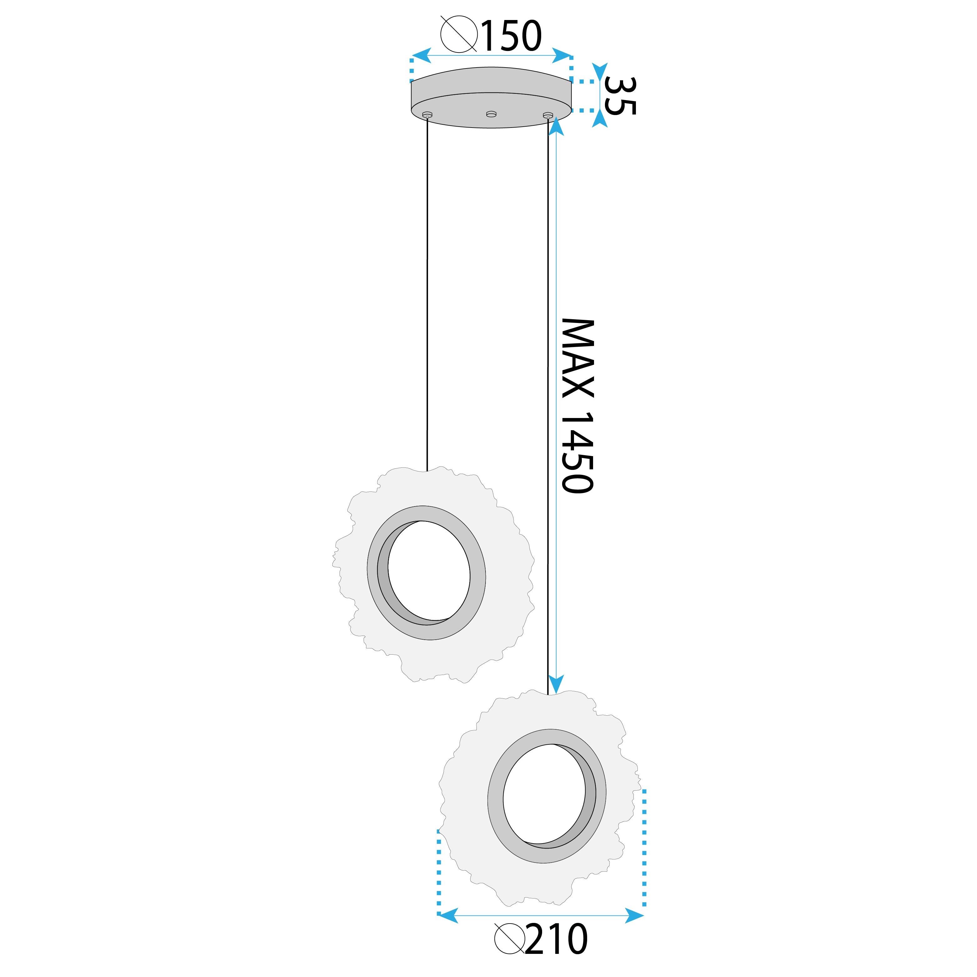 Lampada Led Lhj103-2cp Gold