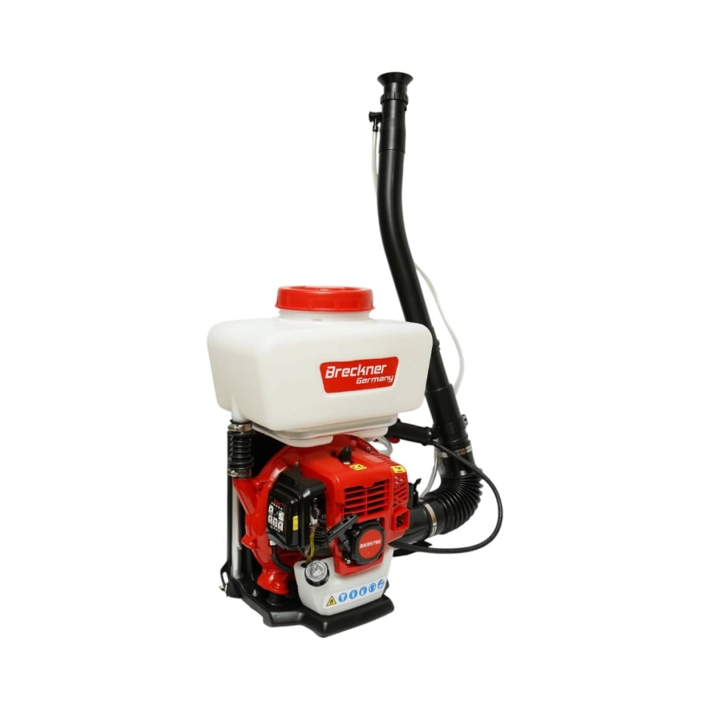 Atomizzatore benzina 14L, motore 2 tempi 2,3HP, 43cc, raggio di spruzzo 12m Breckner Germany