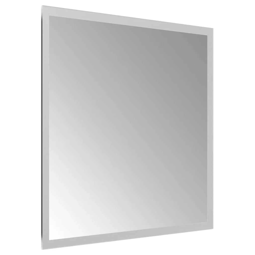 Specchio da bagno LED Trasparente 40 x 40 cm vetro temperato 42045807
