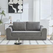 DIVANO LETTO Pieghevole 179x95x79 cm Tessuto Grigio Scuro