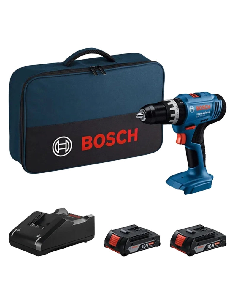 Trapano a Percussione BOSCH GSB 18V-25 (2 x 2,0Ah + GAL18V-40 + Borsa)