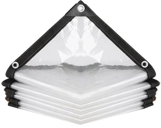 Telaio per Tende Acquaparanti - 0,12 mm Tessuto in PE - Resistente ai Raggi UV - Bordo Rinforzato - 1x2m - 16 Oci con Fori in Ottone - Copertura per Tende