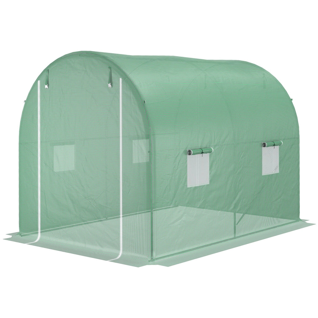 Serra da Giardino Tunnel 6 m2 ¨C Zephmum ¨C Verde 3x2x2.1 m