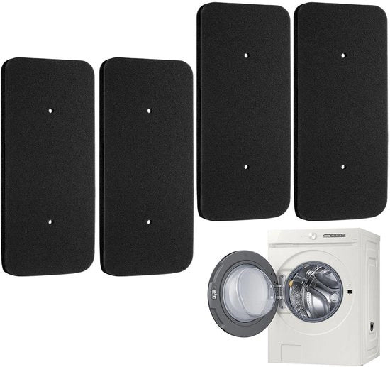 Filtro a Tamburo - 4 Pezzi - Cotone - 27,5 x 12,5 x 1 cm - Filtro per Asciugatrice - Compatibile con 40006731 - Eccellenti Prestazioni di Filtraggio - Filtro per Asciugatrice