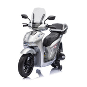 Moto Elettrica per Bambini Honda SH125 Verniciato 12V con Licenza Ufficiale -Grigio