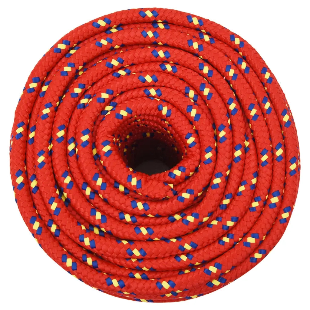 Corda Nautica Rossa 12 mm 100 m in Polipropilene cod mxl 47175