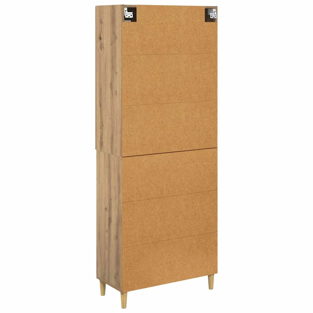 Credenza | Madia | Buffet da pranzo | Armadio da pranzo Rovere artigianale 69,5 x 34 x 180 cm