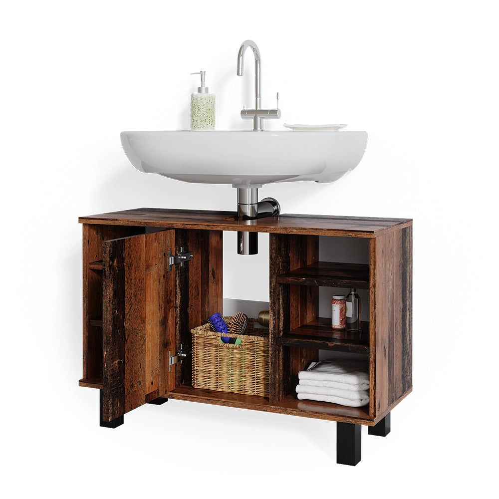 Mobile sottolavabo per bagno Fynn Legno antico 80 x 54 cm Vicco
