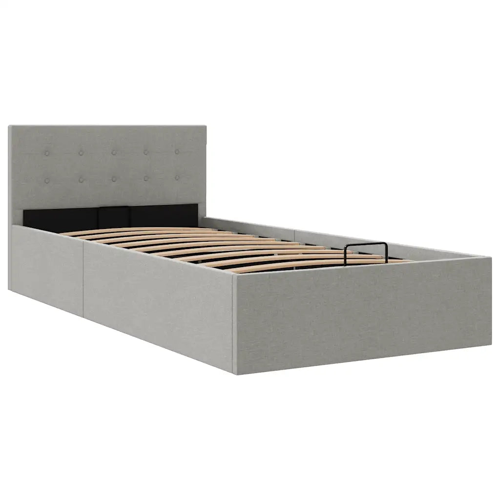 Giroletto Idraulico Contenitore Grigio Chiaro Tessuto 90x200cm 285576