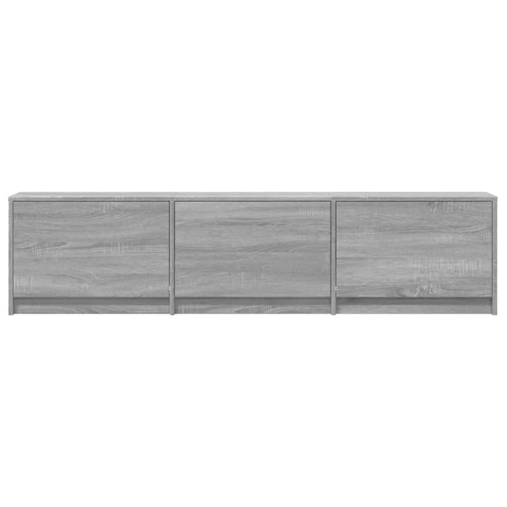 Mobile TV Grigio Sonoma 165 x 34 x 40 cm Legno multistrato