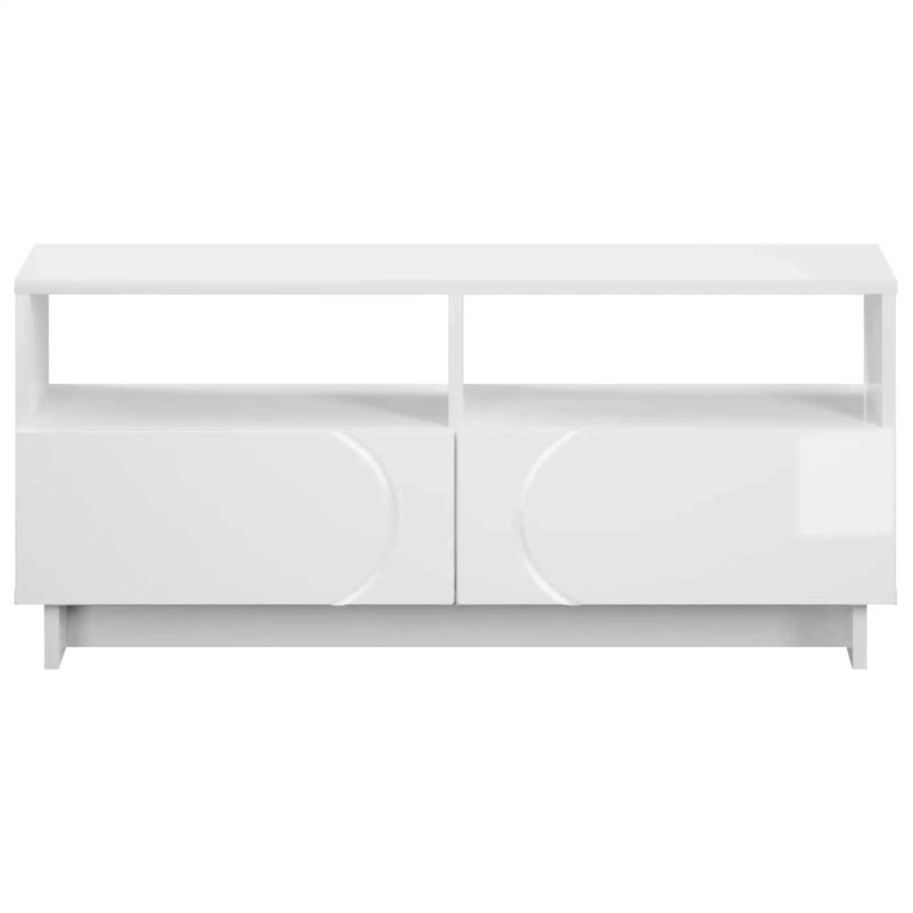 Supporto TV 90 x 34.5 x 40 cm Bianco Lucido 8011472