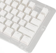 Capslock PBT pudding doppia lama - Keycap trasparente - Universale - Keycaps trasparenti bianchi