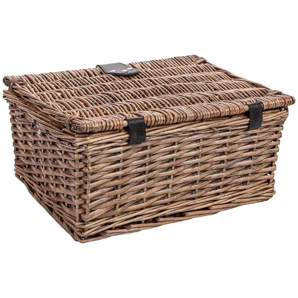 Cestino da picnic per 2 persone, marrone, 34x25,5x16h cm