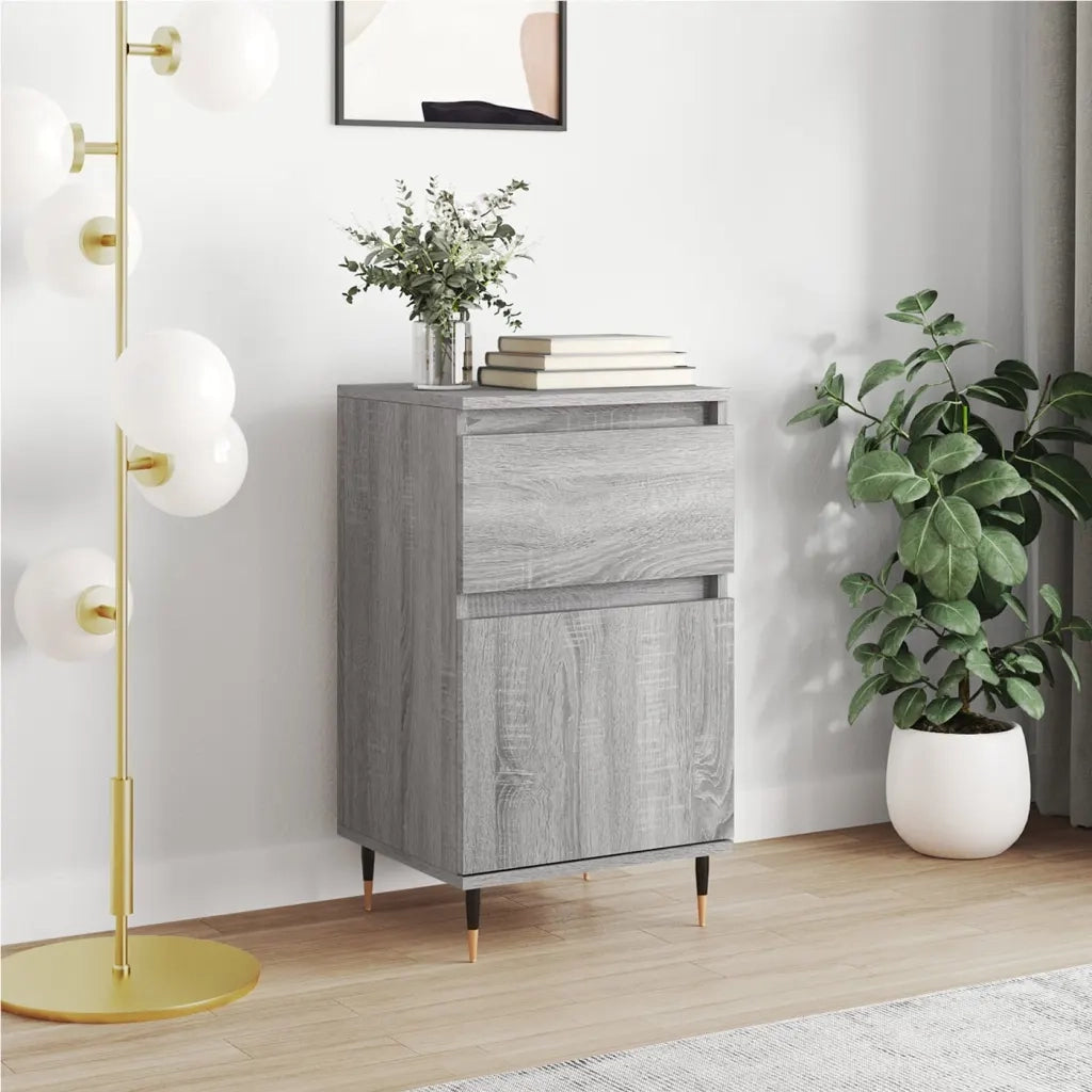 Credenza | Madia | Buffet da pranzo | Armadio da pranzo Grigio Sonoma 40x35x70 cm in Legno Multistrato