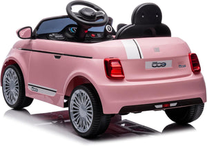 Macchina Elettrica per Bambini Licenza Ufficiale Fiat 500 Small 10,8V 3,1Ah Rosa