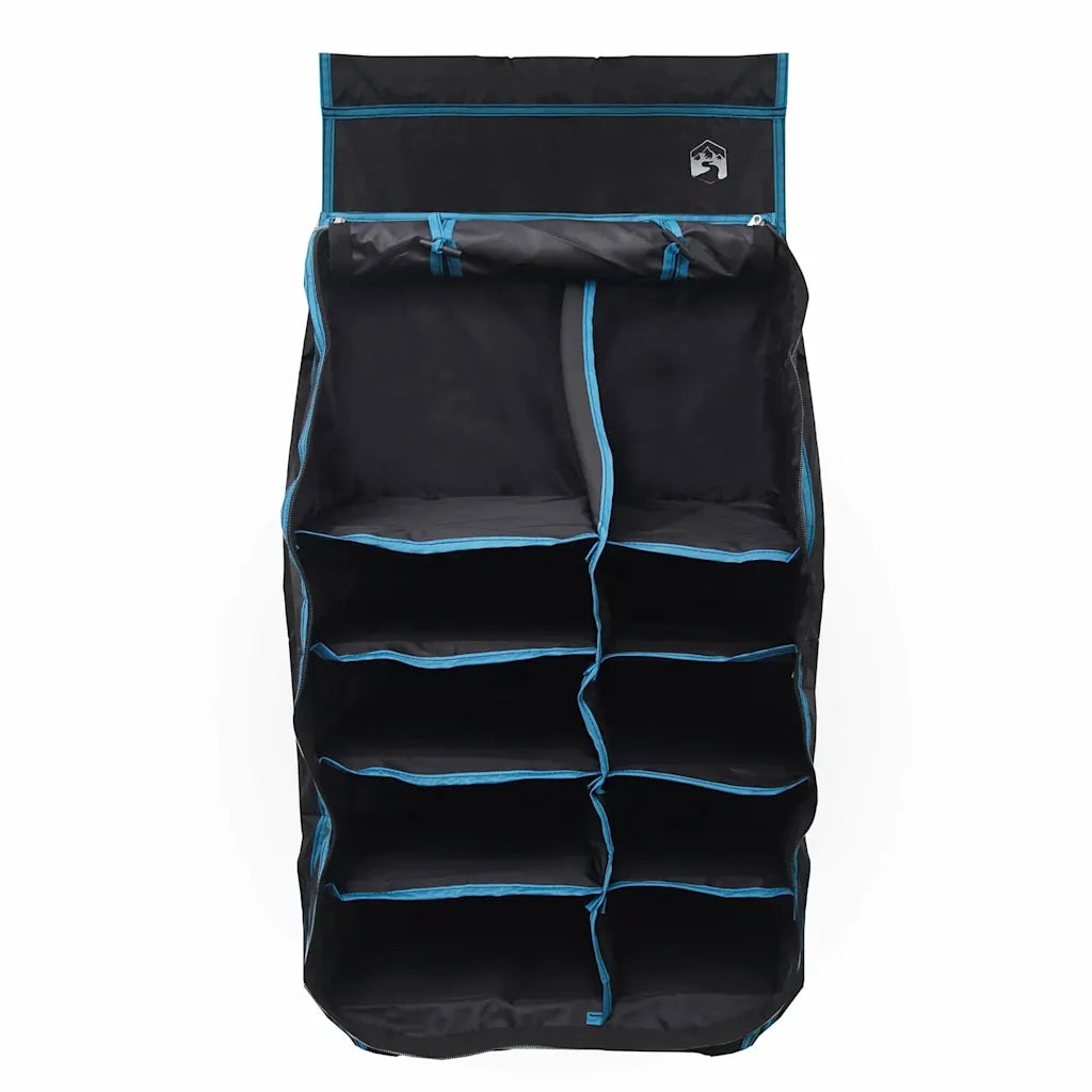 Organizer da tenda appeso 10 tasche Nero 40,5 x 25 x 80 cm CFW4859494