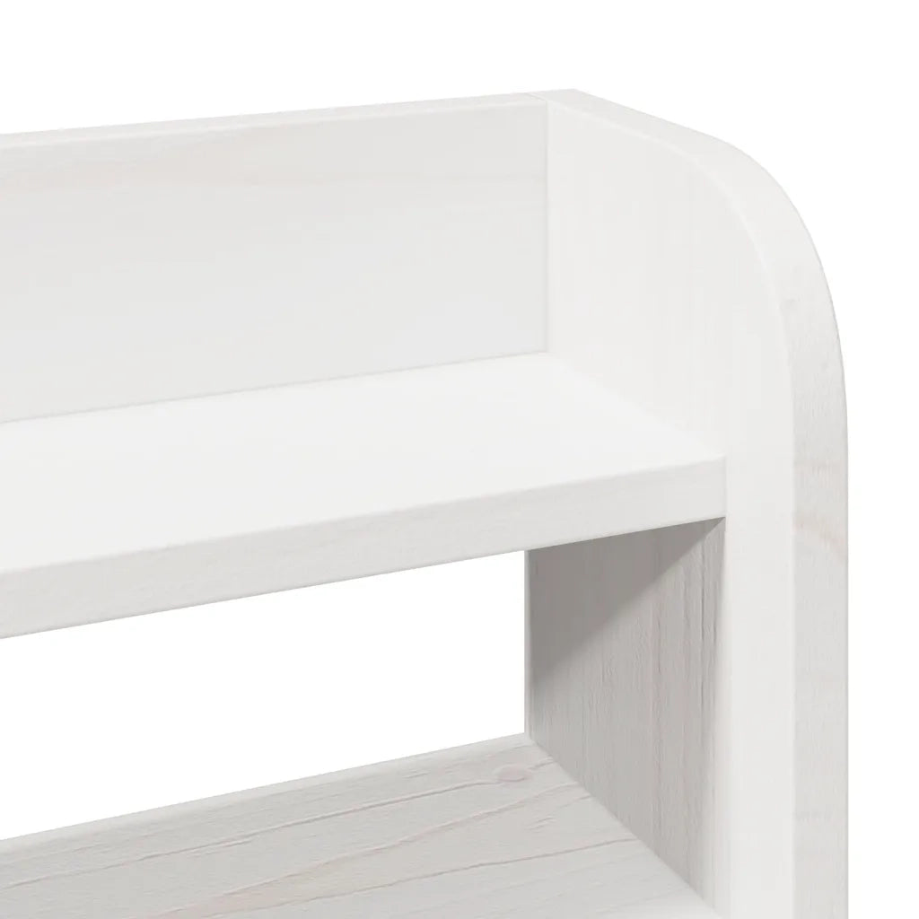 vidaXL Letto senza Materasso Bianco 140x190 cm Legno Massello di Pino
