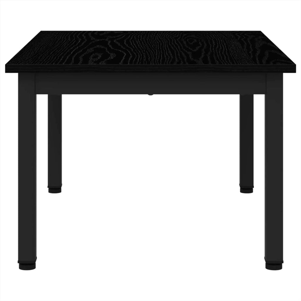 Tavolino da salotto Rovere Nero 70 x 50 x 36 cm