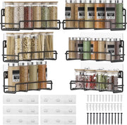 Organizzatore per accessori da cucina 6-pack - Sostegno per utensili da cucina - Nero