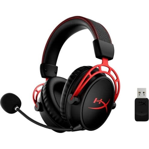 HyperX Cloud Alpha cuffie nero-rosso, wireless