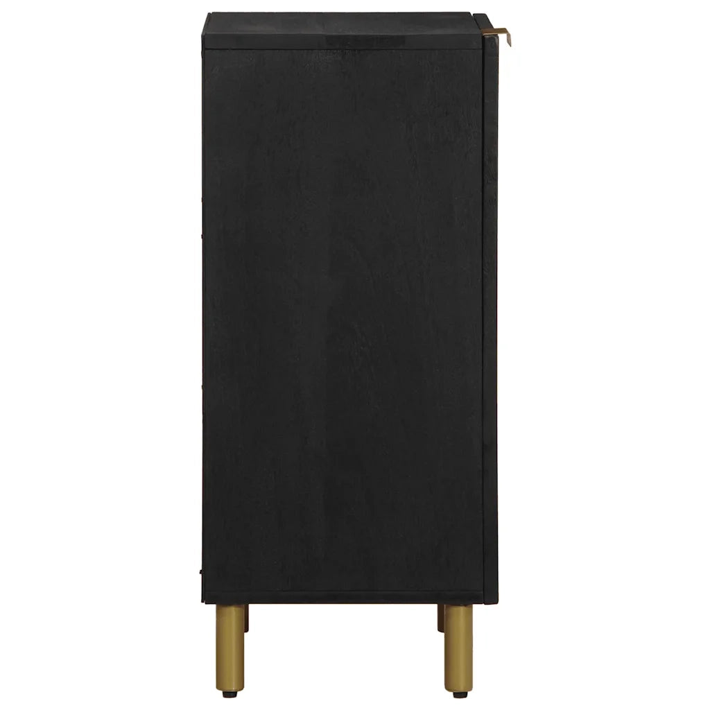 Credenza Nera 40x33x75 cm in Legno Multistrato