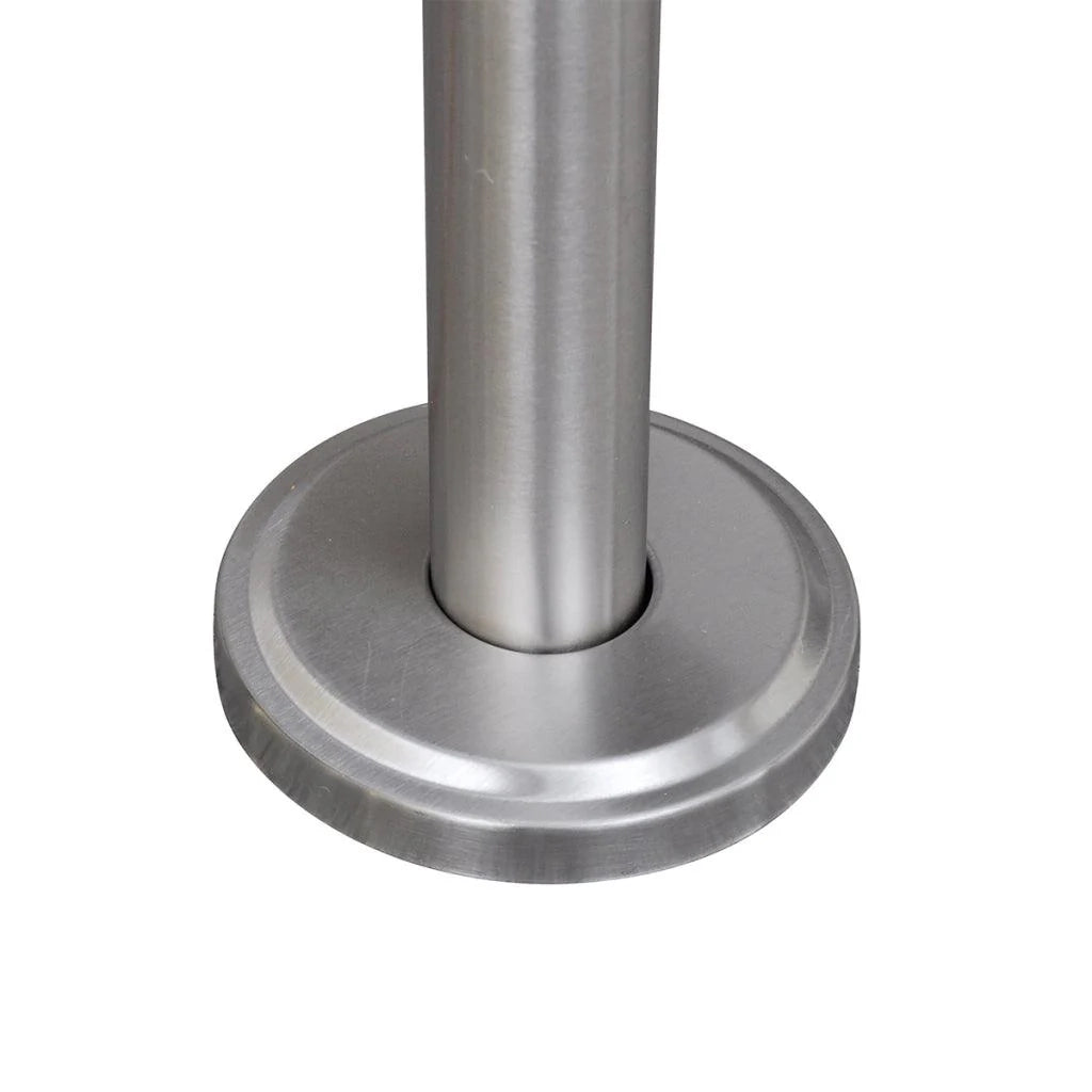 Cassetta postale in acciaio inox dal design contemporaneo su gambe 120 cm 1002005