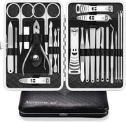 Set di manicure e pedicure in lusso - con custodia - set di regalo per uomo e donna