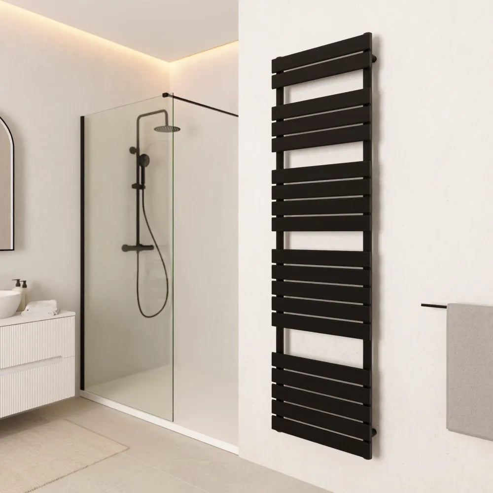 Termoarredo idraulico 1800x500 nero opaco interasse 450 | Andromeda