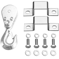 Paranco Elettrico Verricello Montacarichi 125/250kg Sollevatore 450Watt con Accessori