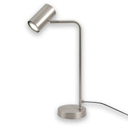 LÚZETE - LAMPADA DA TAVOLO ADARA IN ACCIAIO NICKEL SATINATO