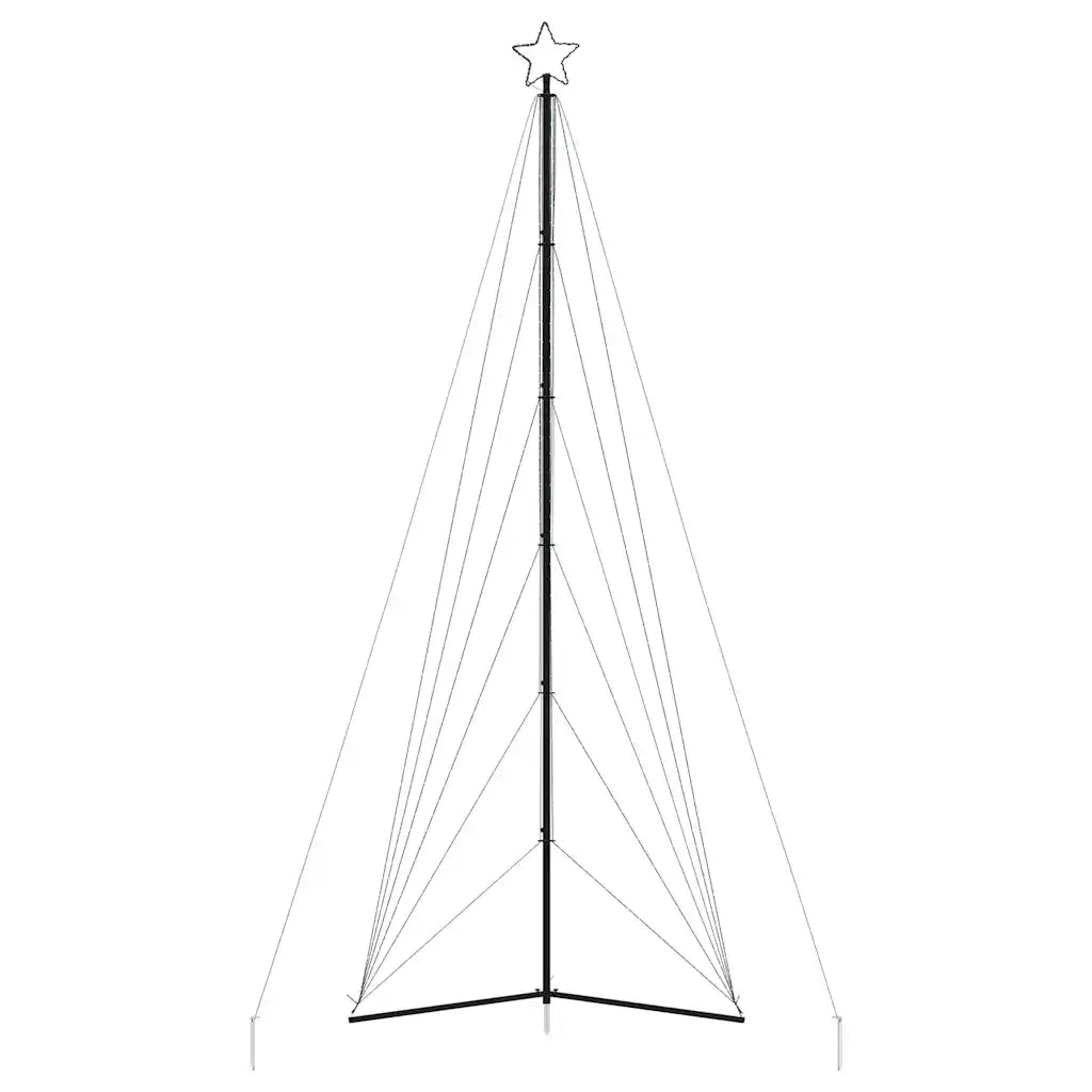 vidaXL Albero di Natale a LED 861 LED Bianco Freddo 478 cm